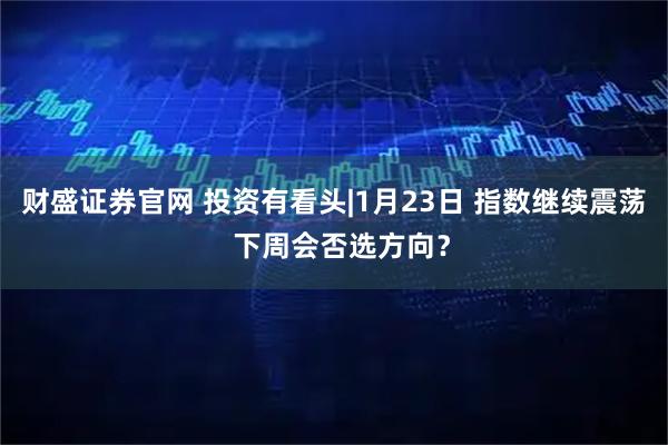 财盛证券官网 投资有看头|1月23日 指数继续震荡  下周会否选方向？