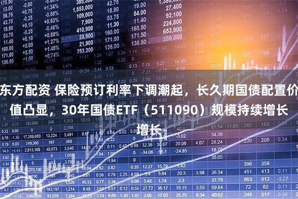 东方配资 保险预订利率下调潮起，长久期国债配置价值凸显，30年国债ETF（511090）规模持续增长
